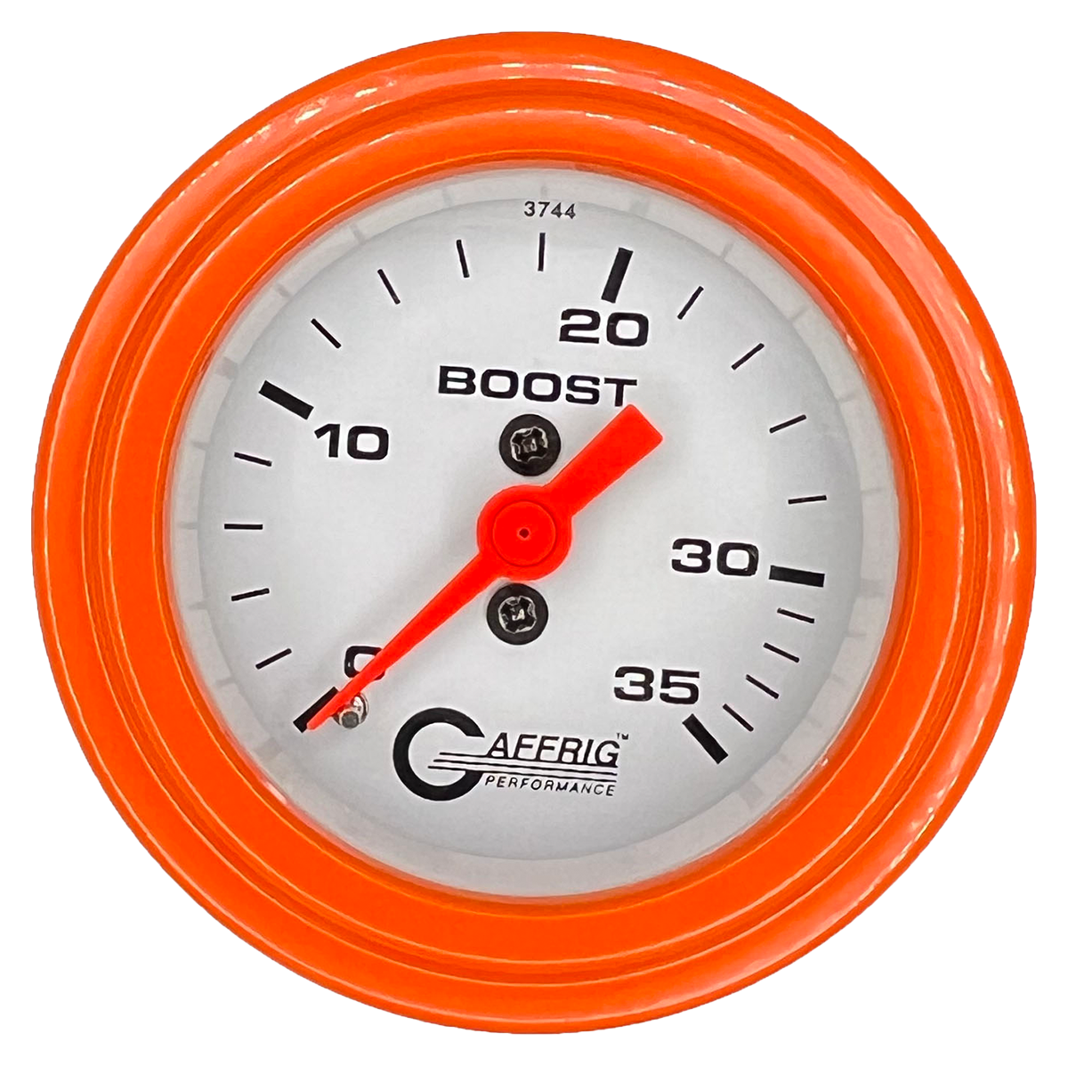 GAFFRIG PART #6502 2 INCH MECHANICAL BOOST MARINE BOAT GAUGE 0-35 PSI WHITE
