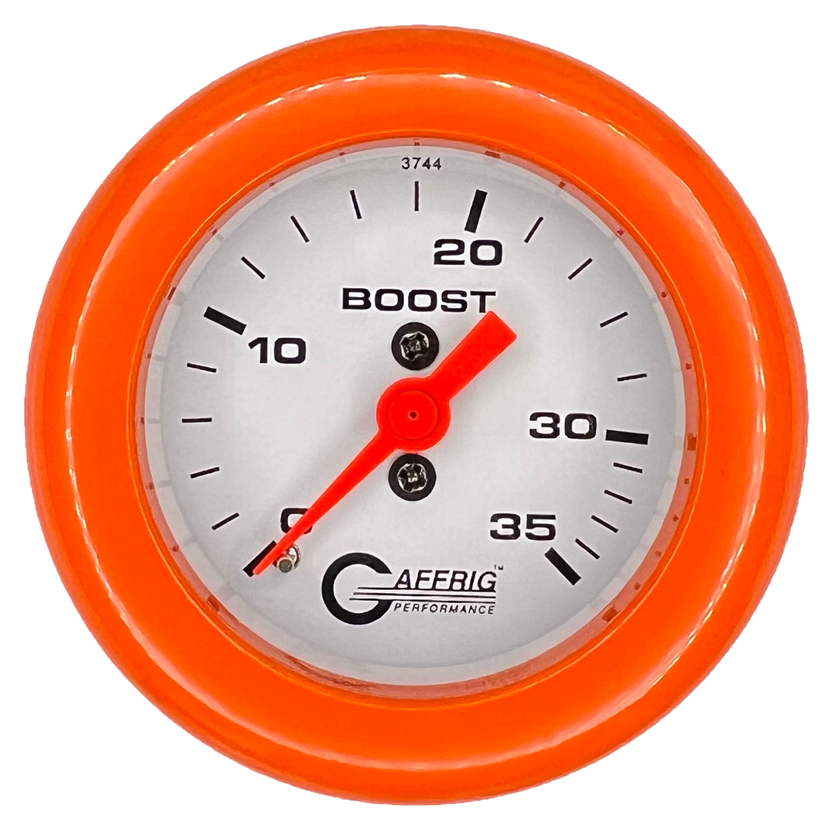 GAFFRIG PART #6502 2 INCH MECHANICAL BOOST MARINE BOAT GAUGE 0-35 PSI WHITE