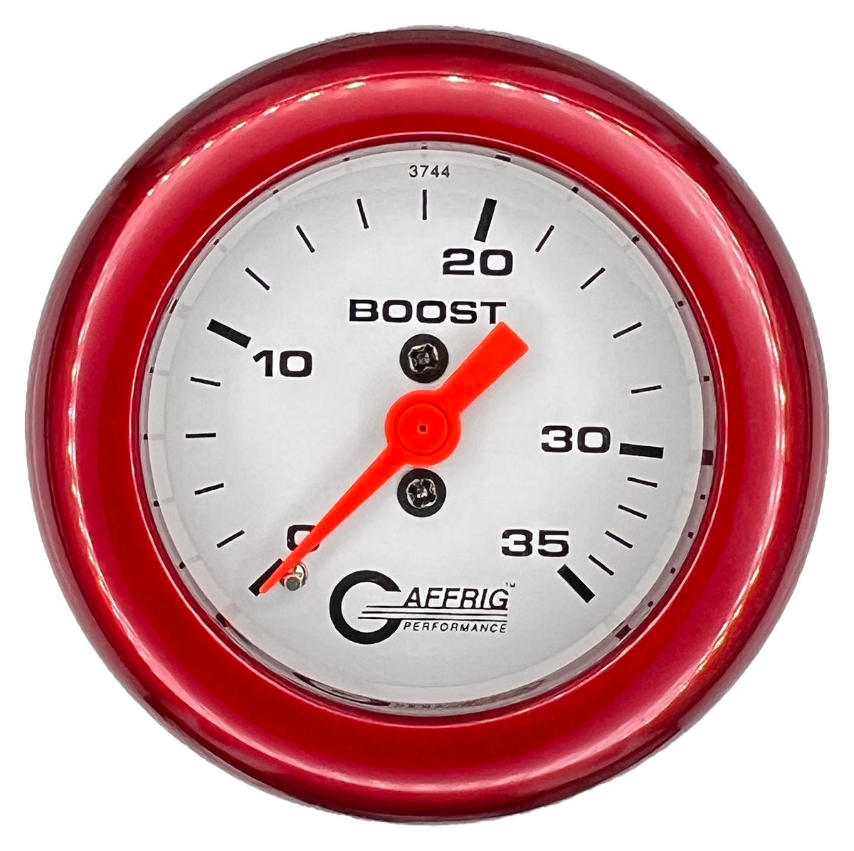 GAFFRIG PART #6502 2 INCH MECHANICAL BOOST MARINE BOAT GAUGE 0-35 PSI WHITE