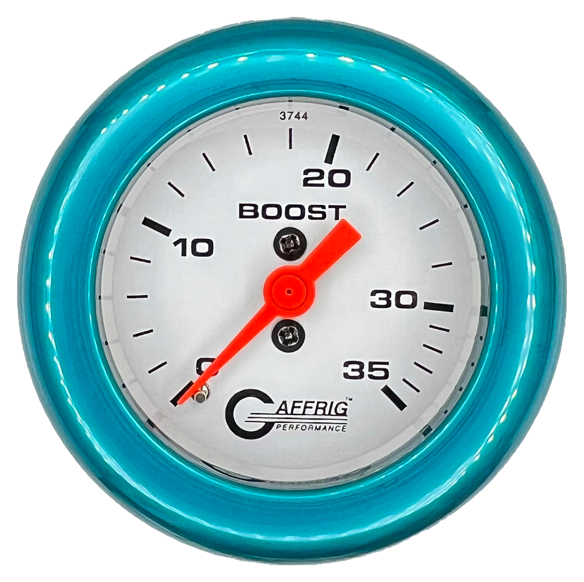 GAFFRIG PART #6502 2 INCH MECHANICAL BOOST MARINE BOAT GAUGE 0-35 PSI WHITE