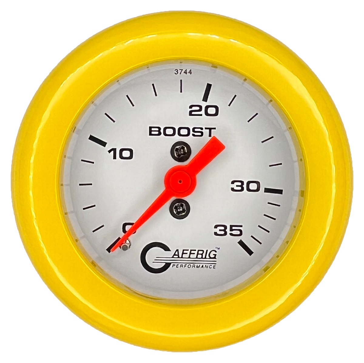 GAFFRIG PART #6502 2 INCH MECHANICAL BOOST MARINE BOAT GAUGE 0-35 PSI WHITE