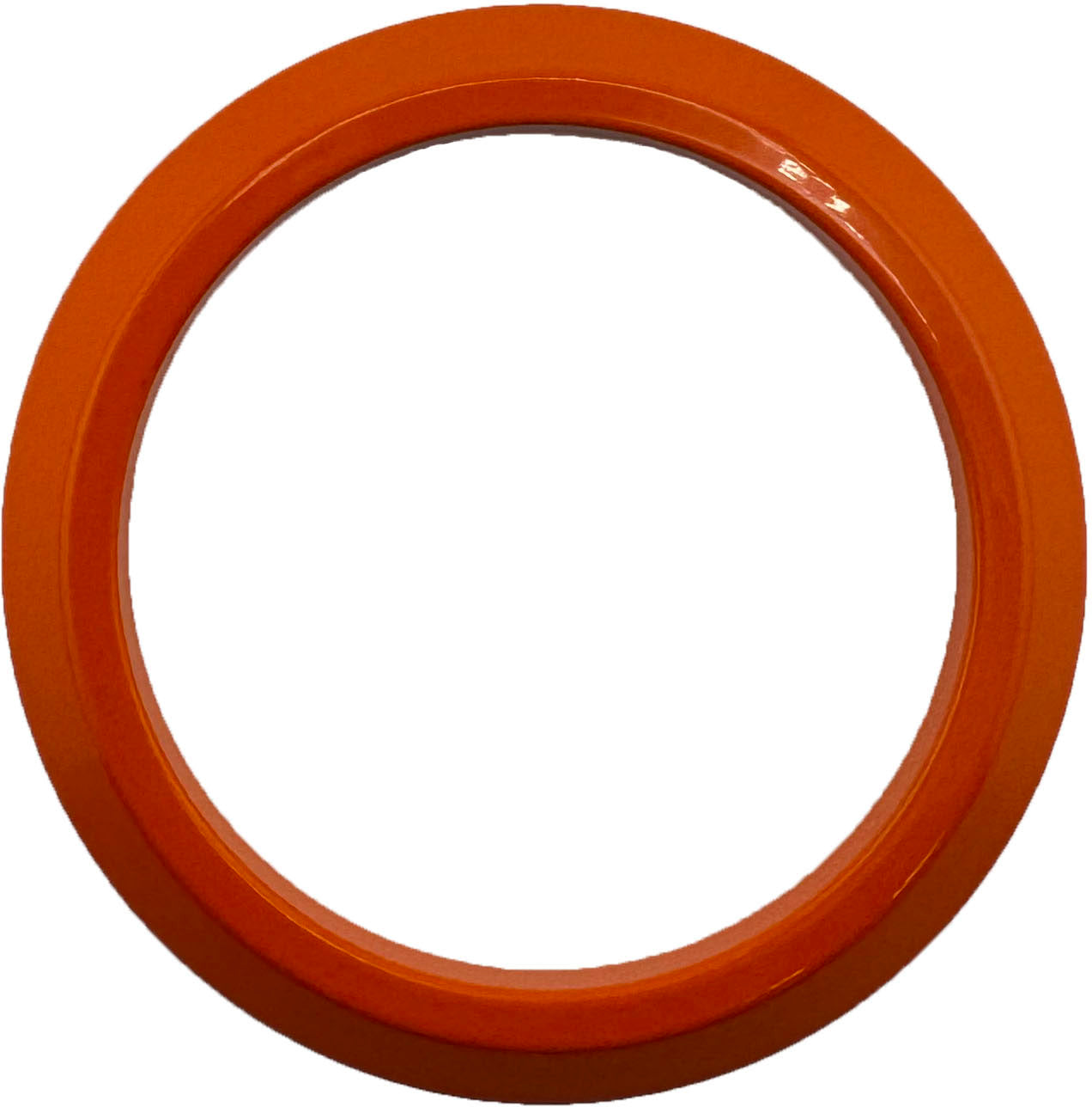 GAFFRIG PART #8000 FLAT BEZEL 2 1/16 INCH I.D. / 2 3/4 INCH O.D. ORANGE