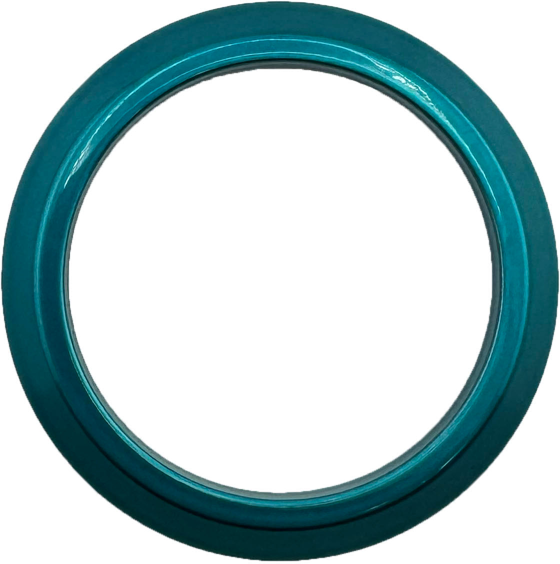 GAFFRIG PART #8000 FLAT BEZEL 2 1/16 INCH I.D. / 2 3/4 INCH O.D. TEAL