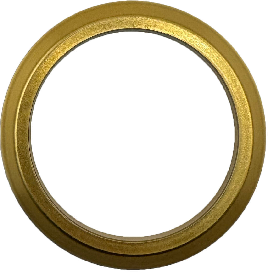 GAFFRIG PART #8000 FLAT BEZEL 2 1/16 INCH I.D. / 2 3/4 INCH O.D. GOLD