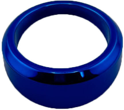 GAFFRIG PART #8100 ANGLED BEZEL 2 1/16 INCH I.D. / 2 13/16 INCH O.D. BLUE
