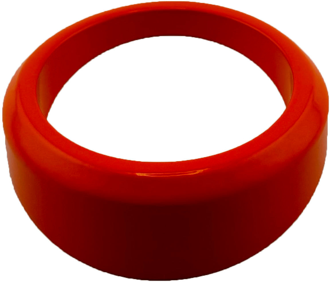 GAFFRIG PART #8100 ANGLED BEZEL 2 1/16 INCH I.D. / 2 13/16 INCH O.D. ORANGE