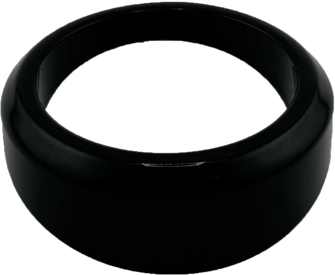 GAFFRIG PART #8100 ANGLED BEZEL 2 1/16 INCH I.D. / 2 13/16 INCH O.D. BLACK