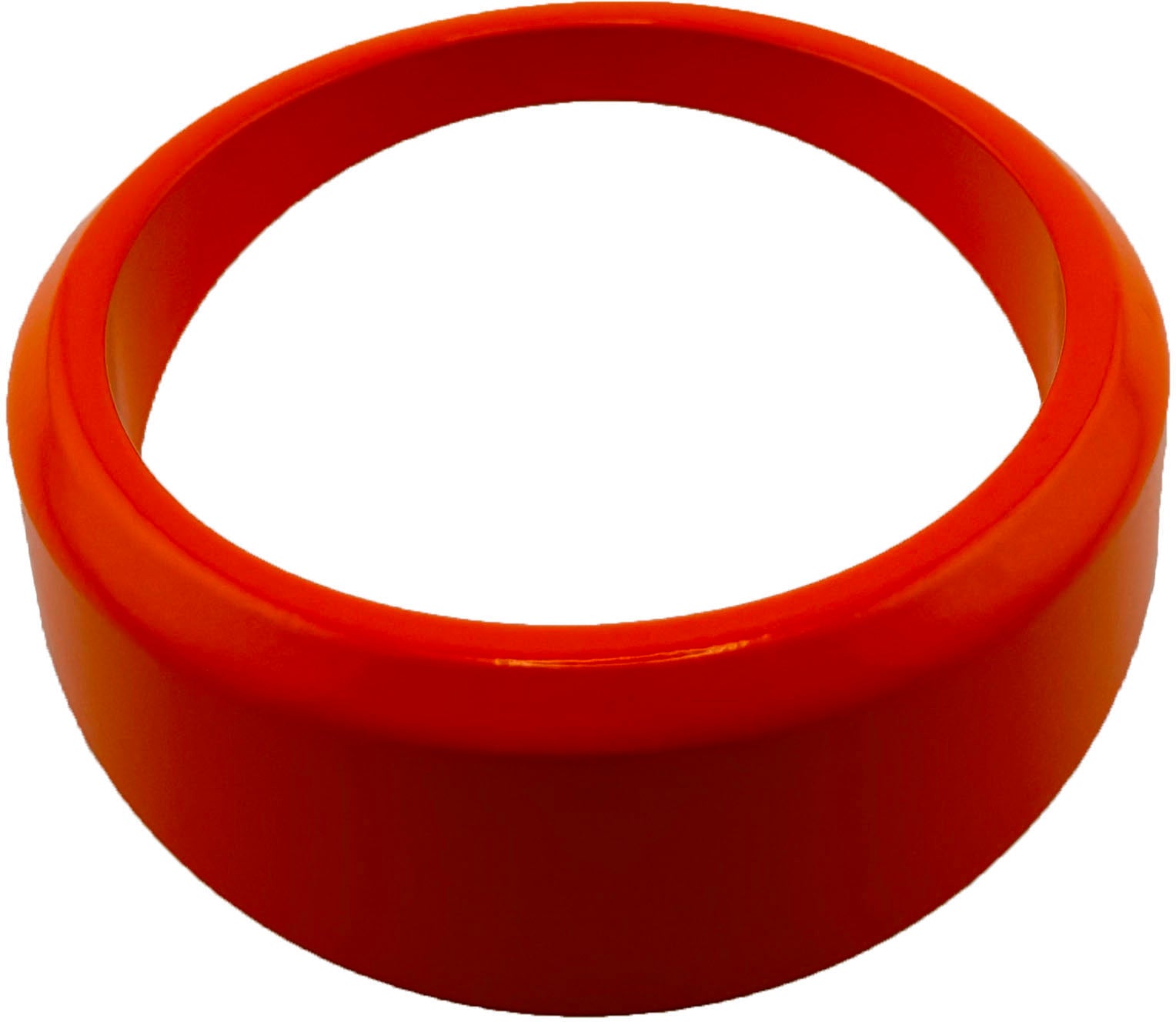 GAFFRIG PART #8150 ANGLED BEZEL 2 5/8 INCH I.D. x 3 3/8 INCH O.D. ORANGE