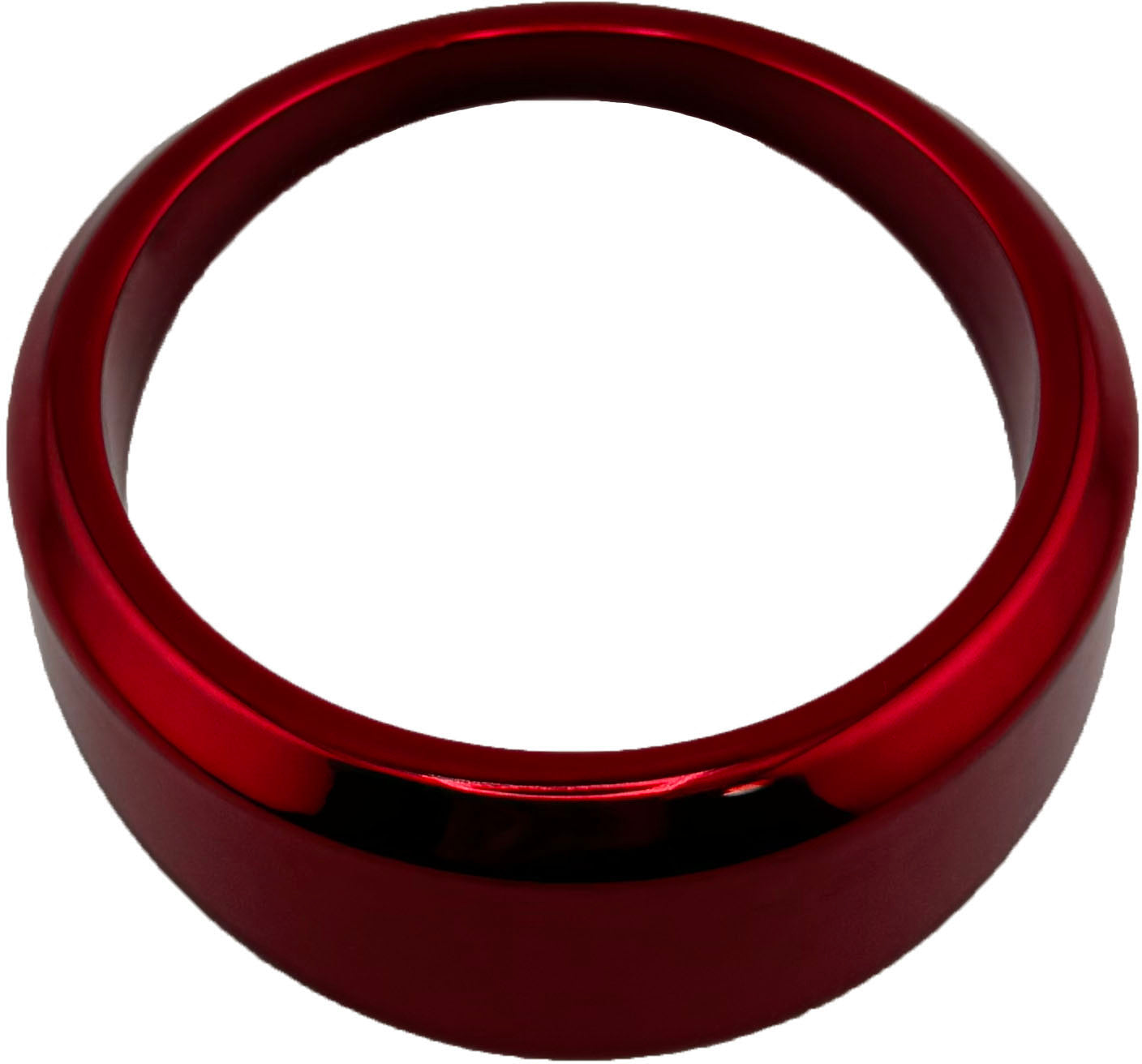 GAFFRIG PART #8150 ANGLED BEZEL 2 5/8 INCH I.D. x 3 3/8 INCH O.D. RED