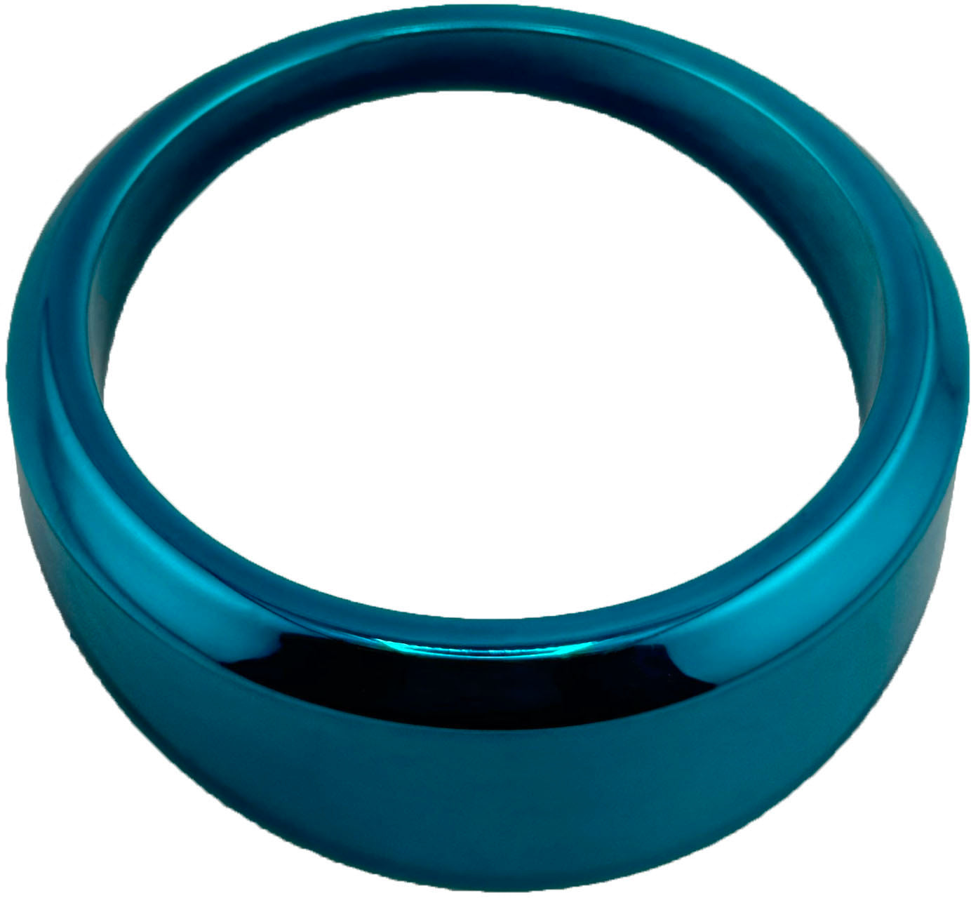GAFFRIG PART #8150 ANGLED BEZEL 2 5/8 INCH I.D. x 3 3/8 INCH O.D. TEAL