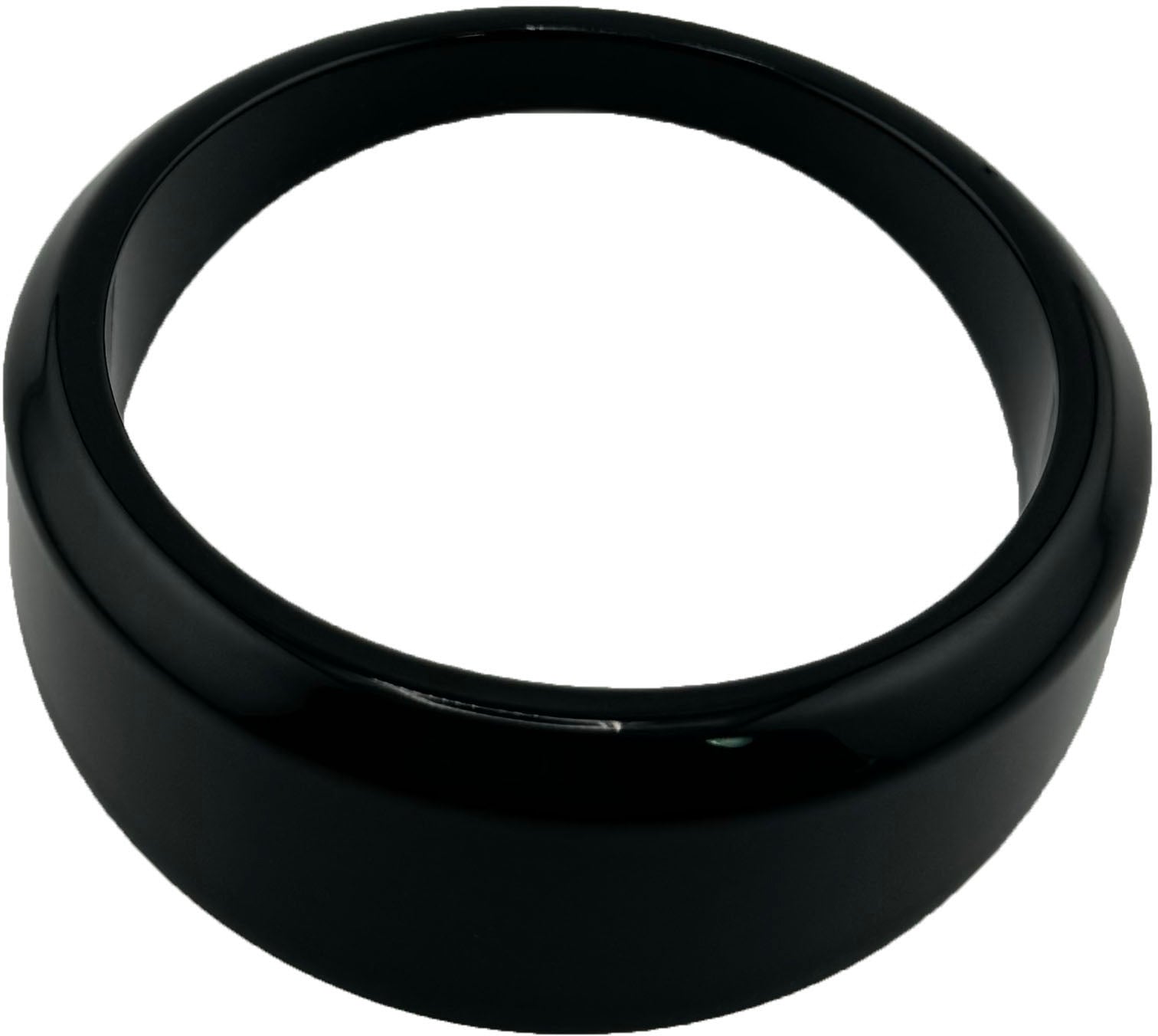 GAFFRIG PART #8150 ANGLED BEZEL 2 5/8 INCH I.D. x 3 3/8 INCH O.D. BLACK