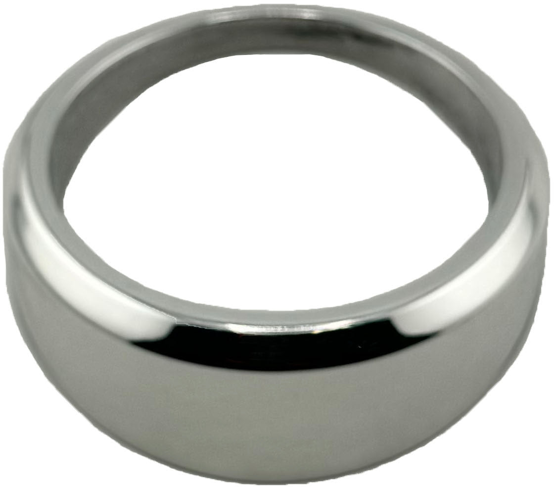 GAFFRIG PART #8150 ANGLED BEZEL 2 5/8 INCH I.D. x 3 3/8 INCH O.D. CHROME