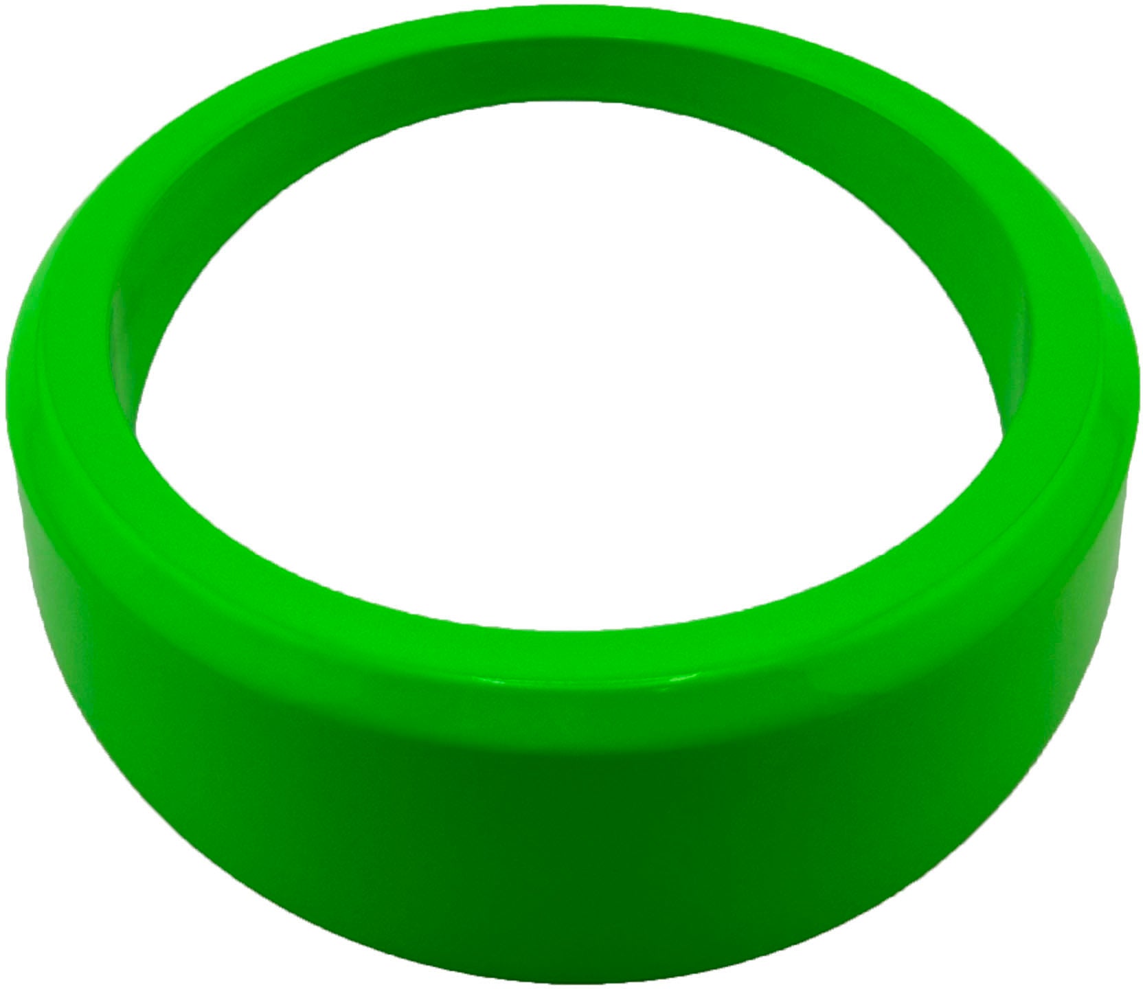 GAFFRIG PART #8300 ANGLED BEZEL 3 3/8 INCH I.D. / 4 3/8 INCH O.D. LIME GREEN