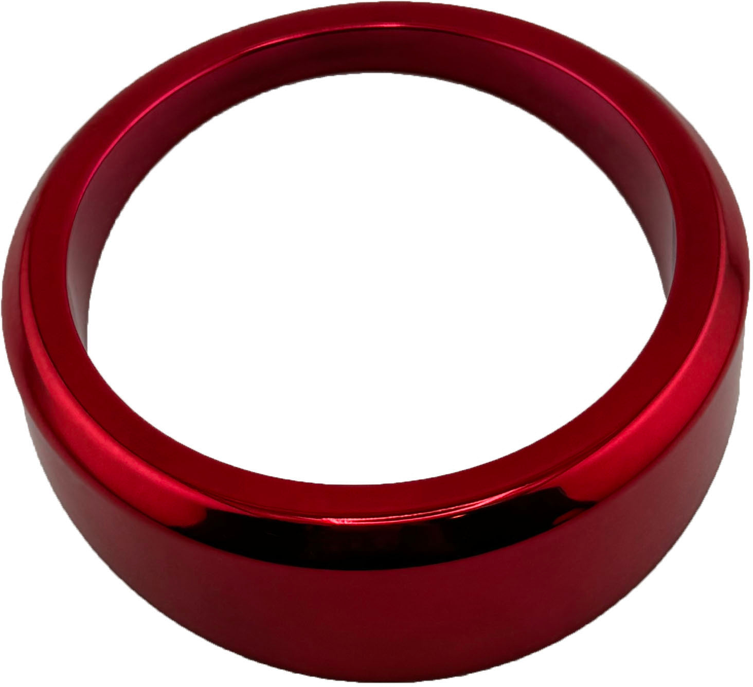 GAFFRIG PART #8300 ANGLED BEZEL 3 3/8 INCH I.D. / 4 3/8 INCH O.D. RED