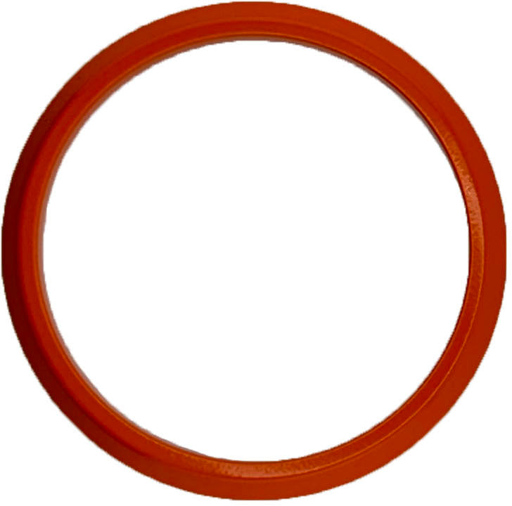 GAFFRIG PART #8400 FLAT BEZEL 3 3/4 I.D. / 4 1/2 O.D. ORANGE