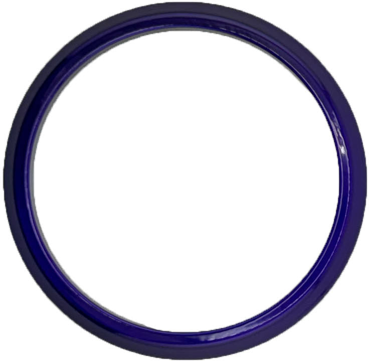 GAFFRIG PART #8400 FLAT BEZEL 3 3/4 I.D. / 4 1/2 O.D. PURPLE