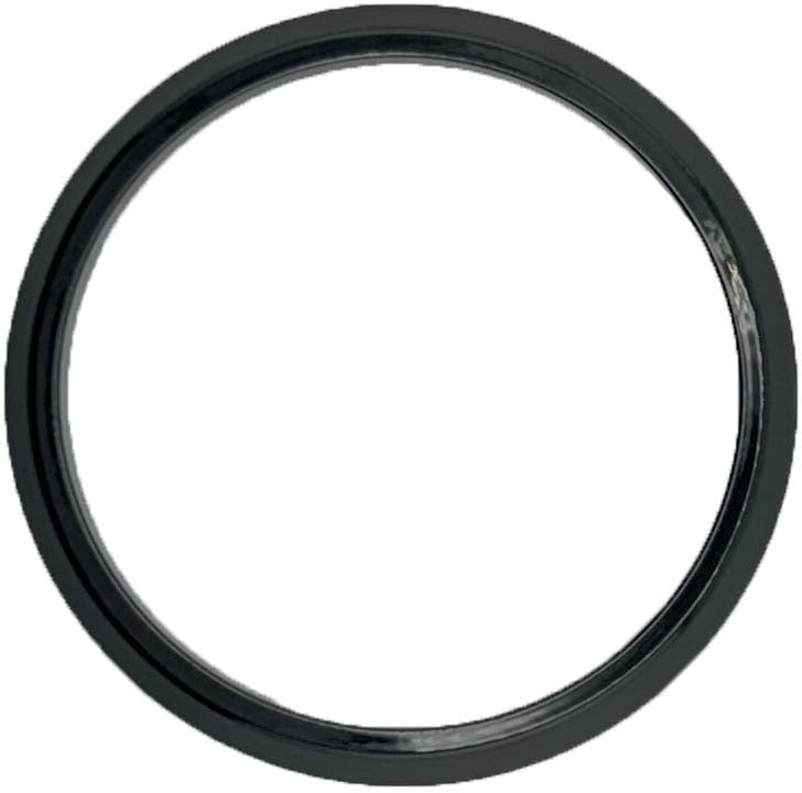 GAFFRIG PART #8400 FLAT BEZEL 3 3/4 I.D. / 4 1/2 O.D. BLACK