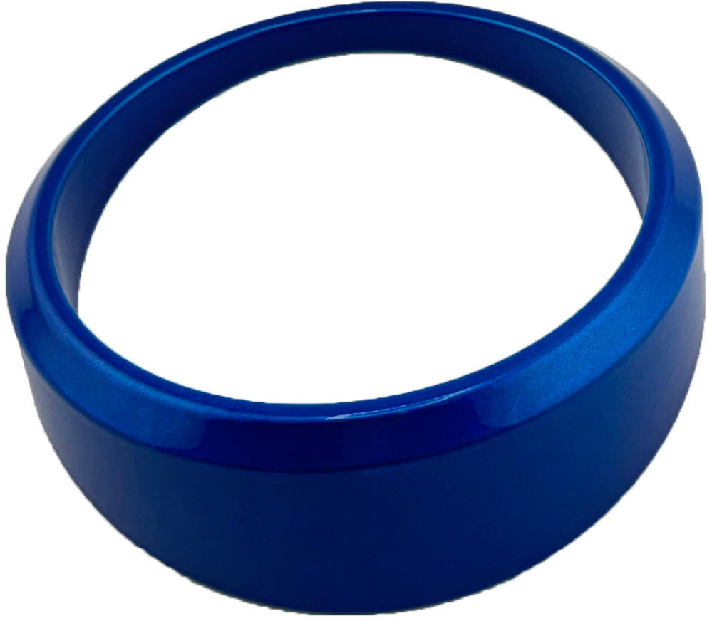 GAFFRIG PART #8500 ANGLED BEZEL 3 5/8 INCH I.D. / 4 5/8 INCH O.D. BLUE