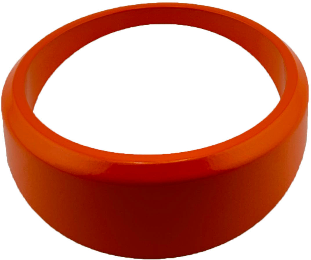 GAFFRIG PART #8500 ANGLED BEZEL 3 5/8 INCH I.D. / 4 5/8 INCH O.D. ORANGE