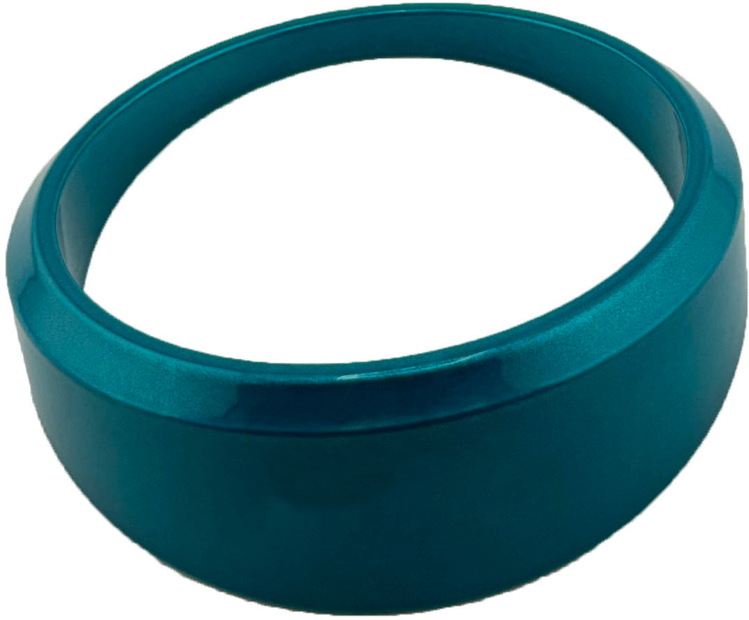 GAFFRIG PART #8500 ANGLED BEZEL 3 5/8 INCH I.D. / 4 5/8 INCH O.D. TEAL