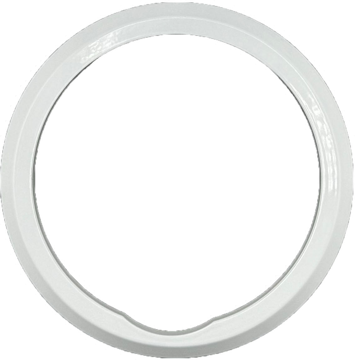 GAFFRIG PART #8600 FLAT BEZEL 4 I.D. / 5'' O.D. WHITE