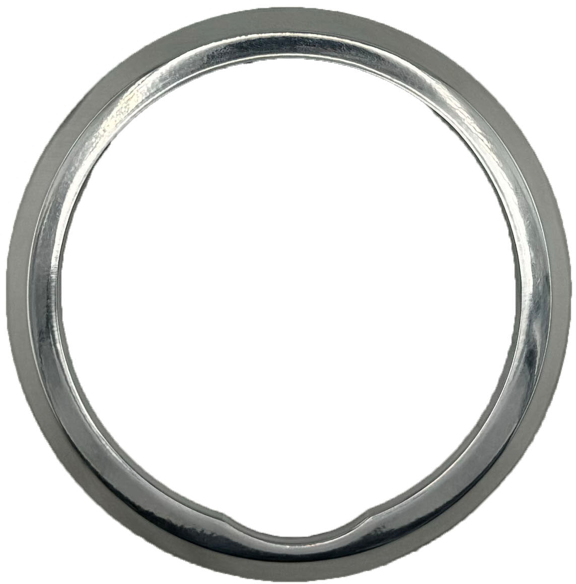 GAFFRIG PART #8600 FLAT BEZEL 4 I.D. / 5'' O.D. CHROME
