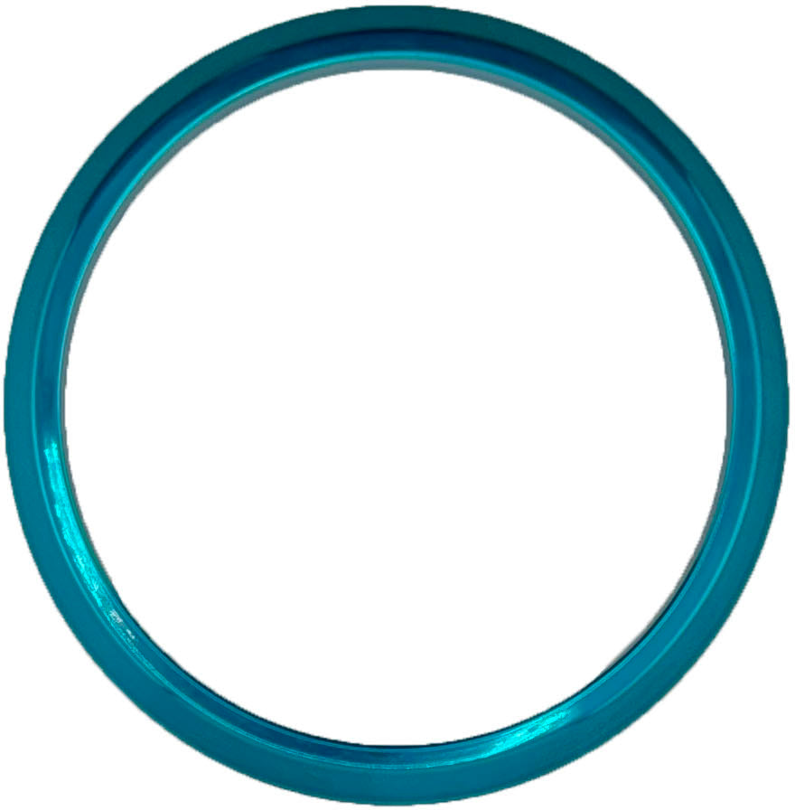 GAFFRIG PART #8650 FLAT BEZEL 4 5/8 INCH I.D. x 5 1/2 INCH O.D. TEAL