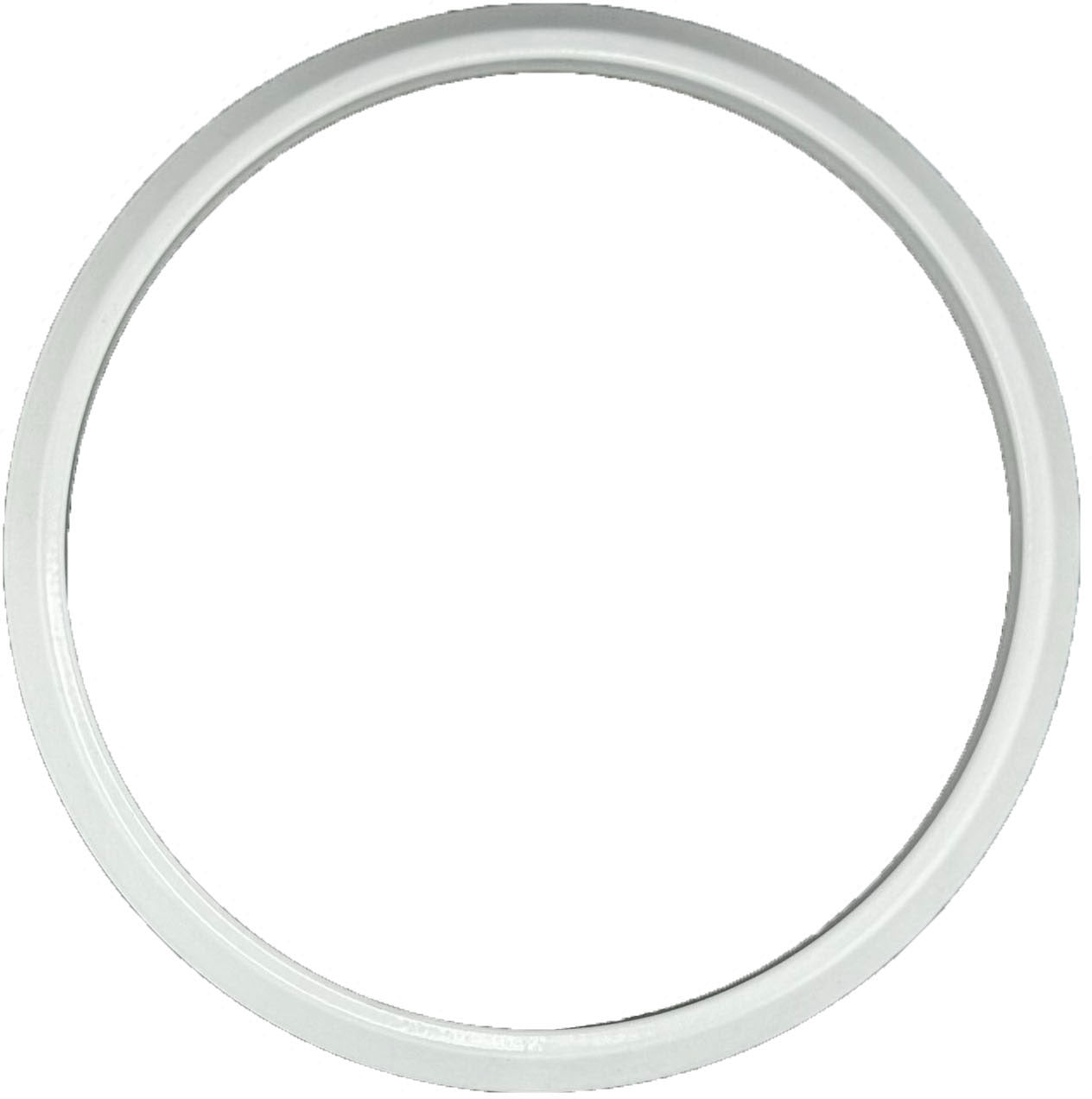 GAFFRIG PART #8675 FLAT BEZEL 4 3/4" I.D. x 5 1/2'' O.D. WHITE