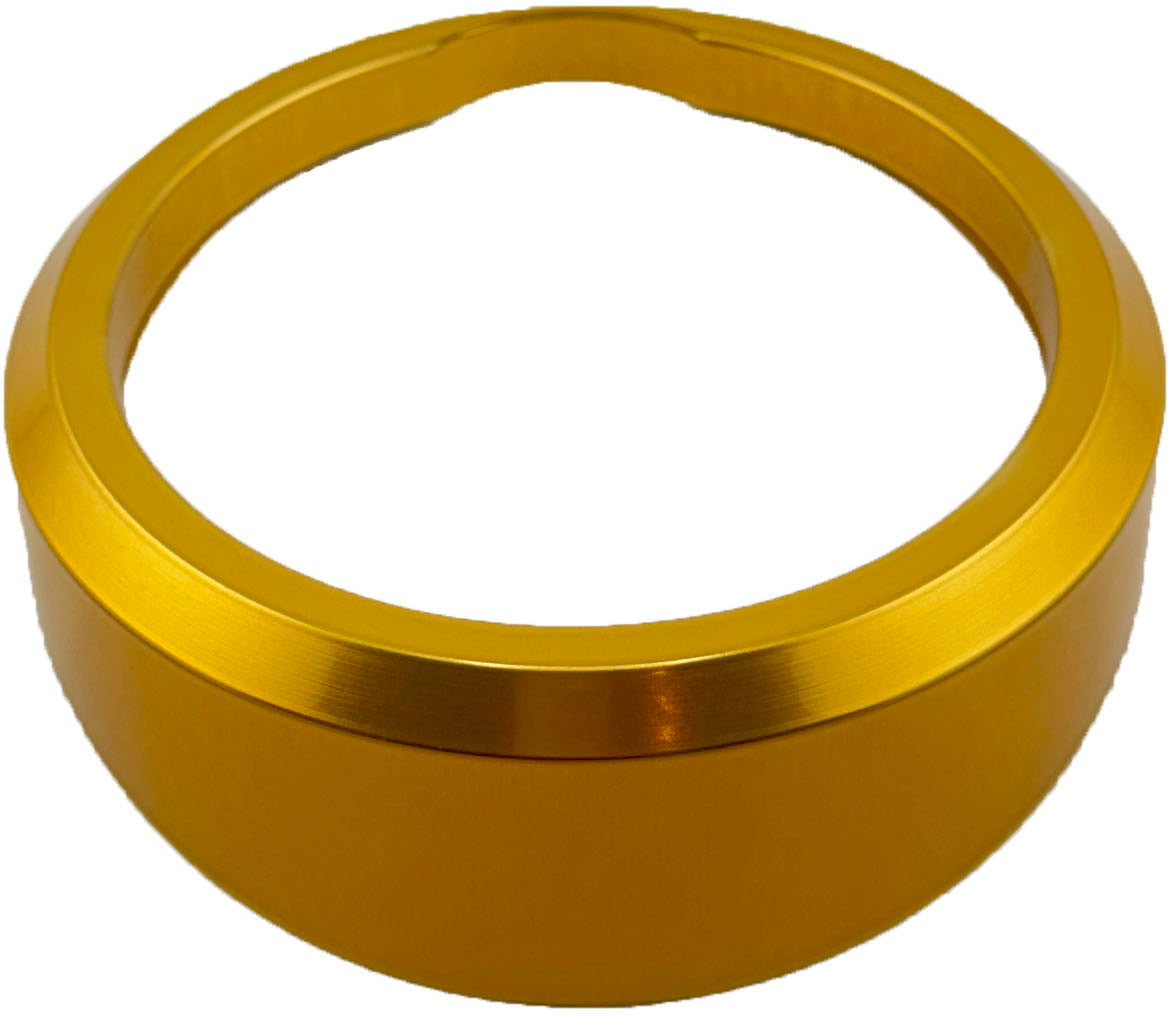 GAFFRIG PART #8750 ANGLED BEZEL 4 5/8 INCH I.D. x 5 11/16 INCH O.D. GOLD