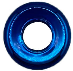 GAFFRIG PART #8785 FLAT BEZEL THREADED 1"O.D. FOR TOGGLE SWITCHES BLUE