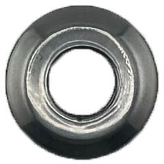 GAFFRIG PART #8785 FLAT BEZEL THREADED 1"O.D. FOR TOGGLE SWITCHES PLATINUM