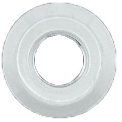 GAFFRIG PART #8785 FLAT BEZEL THREADED 1"O.D. FOR TOGGLE SWITCHES WHITE