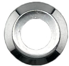 GAFFRIG PART #8785 FLAT BEZEL THREADED 1"O.D. FOR TOGGLE SWITCHES CHROME