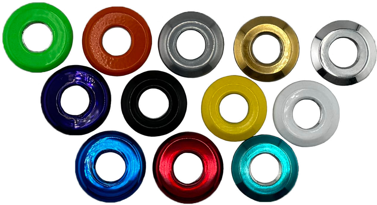 GAFFRIG PART #8785 FLAT BEZEL THREADED 1 INCH O.D. FOR TOGGLE SWITCHES