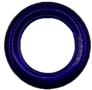 GAFFRIG PART #8800 FLAT BEZEL 3/4 I.D. x 1 5/16" O.D. PURPLE