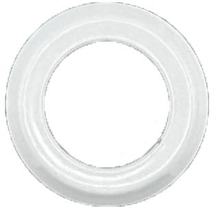GAFFRIG PART #8800 FLAT BEZEL 3/4 I.D. x 1 5/16" O.D. WHITE