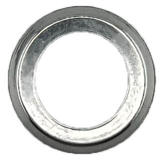 GAFFRIG PART #8800 FLAT BEZEL 3/4 I.D. x 1 5/16" O.D. CHROME