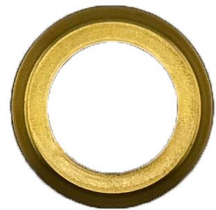 GAFFRIG PART #8800 FLAT BEZEL 3/4 I.D. x 1 5/16" O.D. GOLD