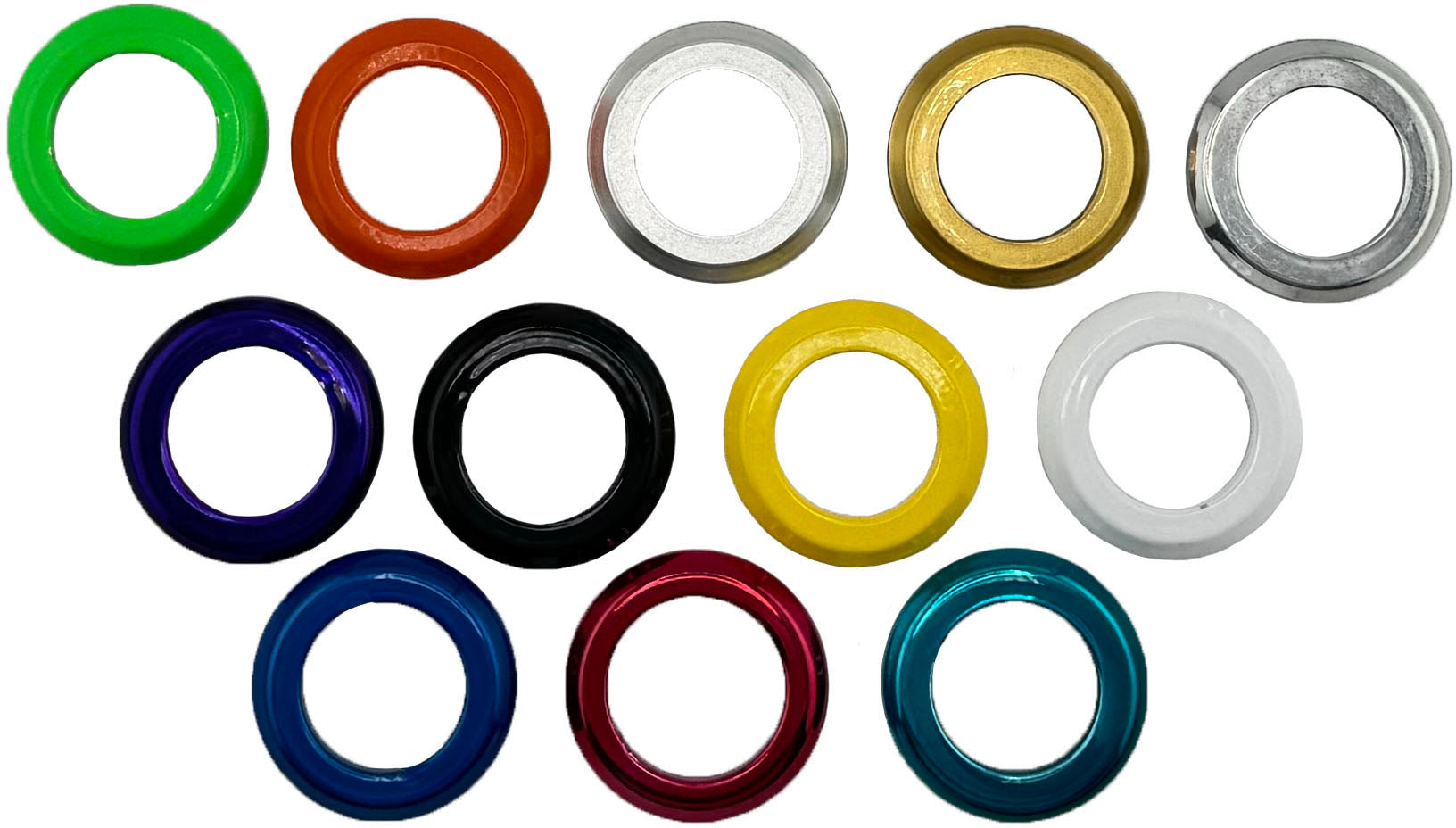 GAFFRIG PART #8800 FLAT BEZEL 3/4 INCH I.D. x 1 5/16 INCH O.D. FOR IGNITION SWITCHES