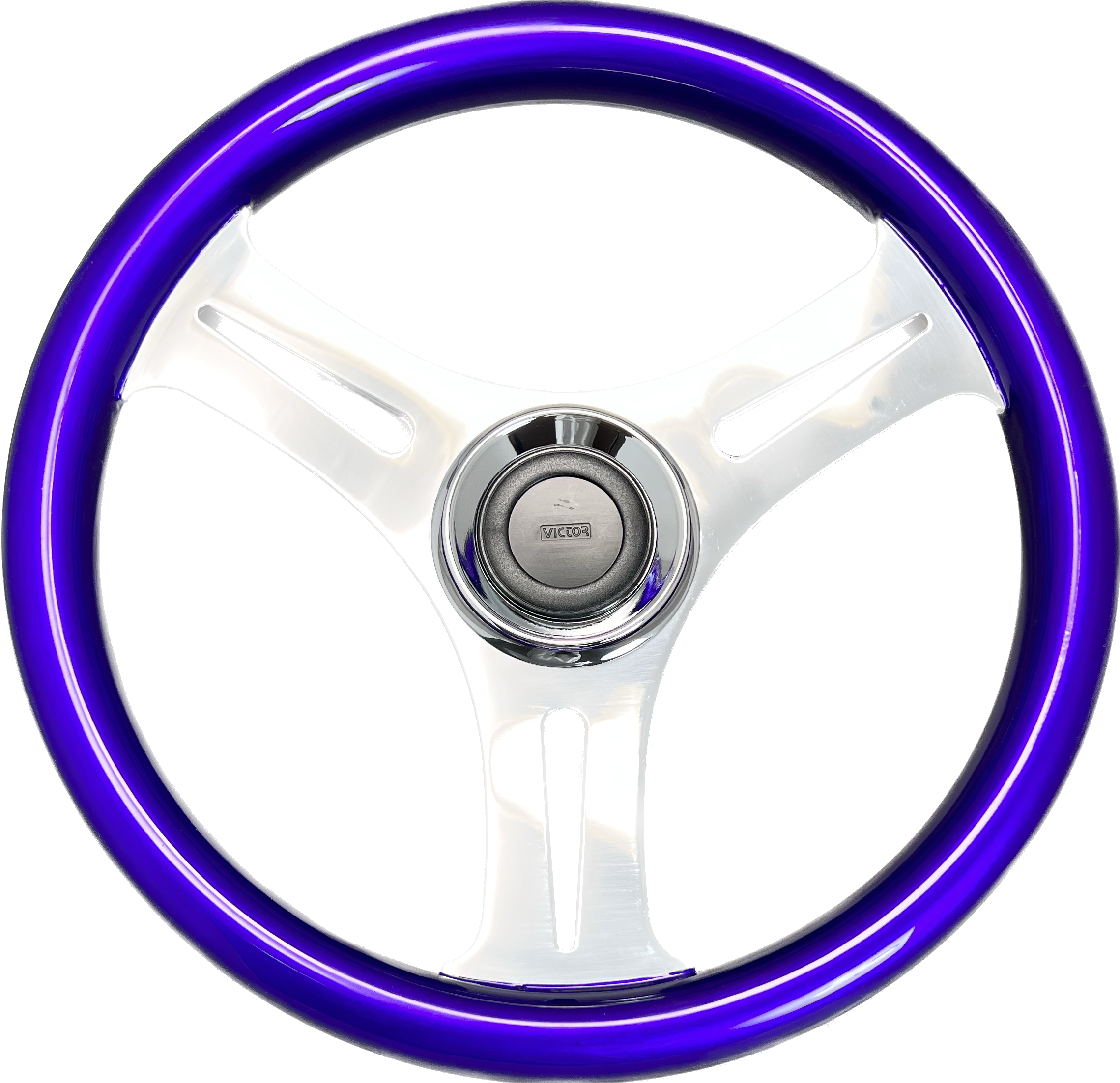GAFFRIG PART #9615 STEERING WHEEL PURPLE