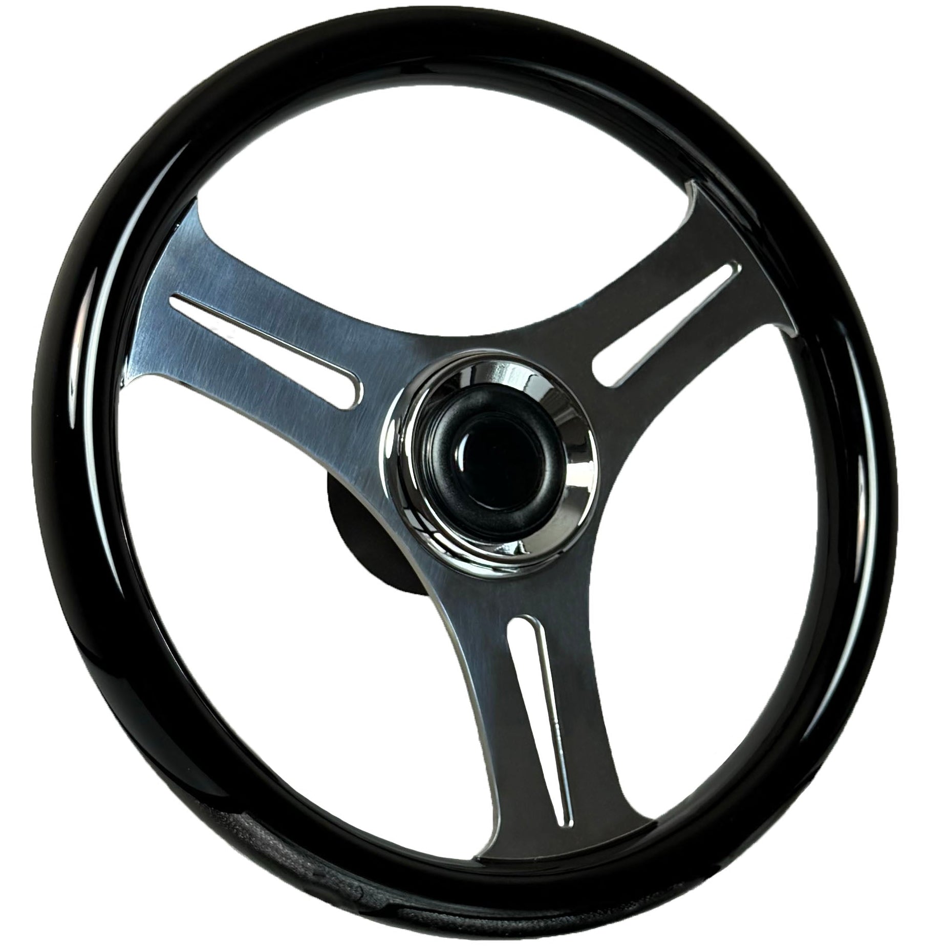 GAFFRIG PART #9615 URETHANE GLOSS FINISH 3 EQUAL SPOKES STEERING WHEEL