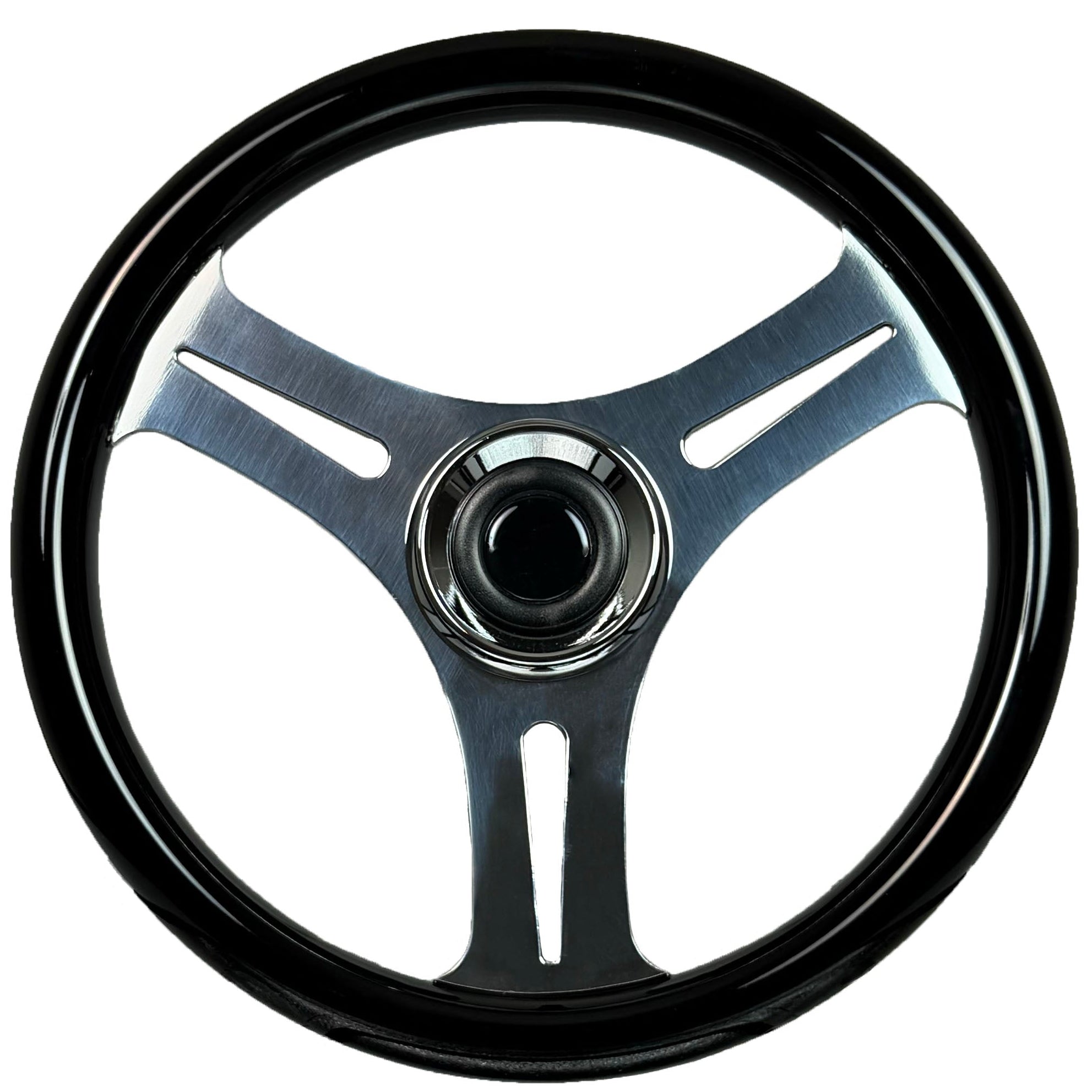 GAFFRIG PART #9615 URETHANE GLOSS FINISH 3 EQUAL SPOKES STEERING WHEEL