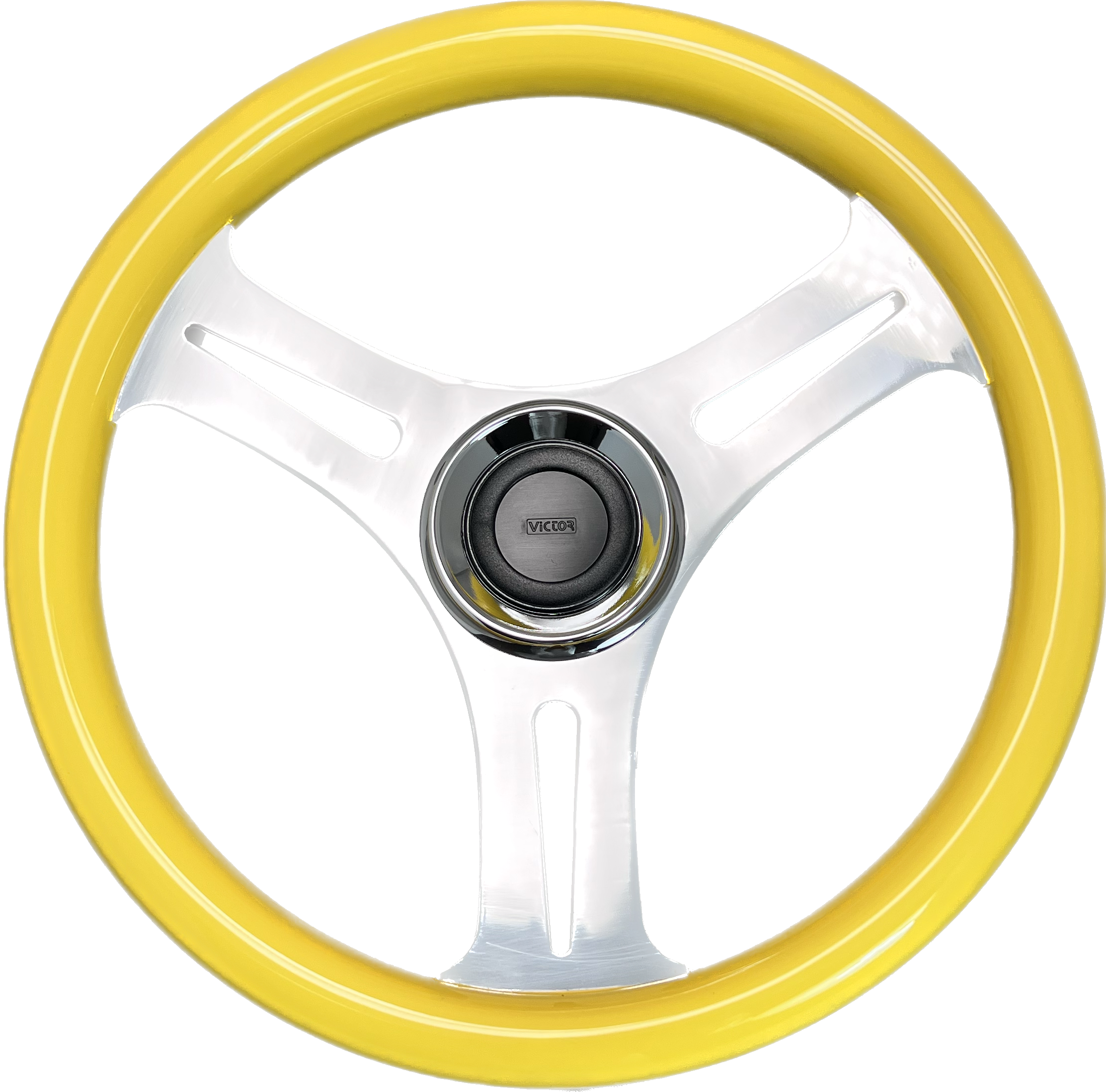 GAFFRIG PART #9615 STEERING WHEEL YELLOW