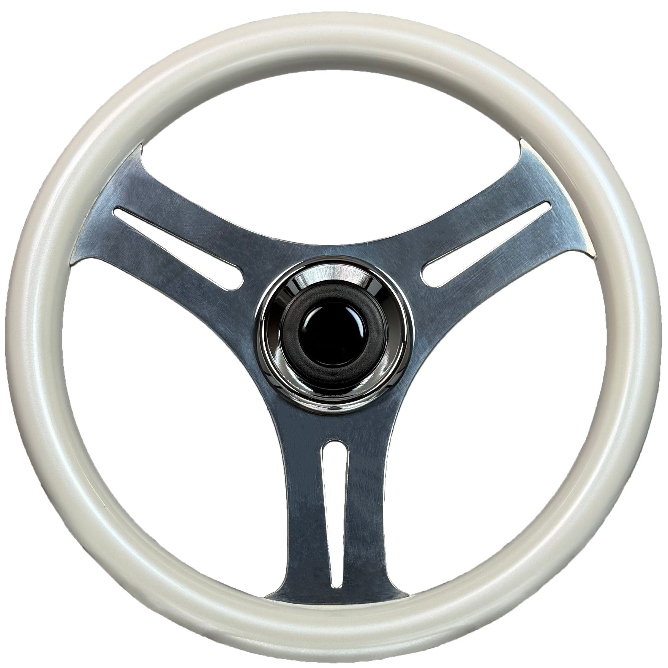 GAFFRIG PART #9615 URETHANE GLOSS FINISH 3 EQUAL SPOKES STEERING WHEEL