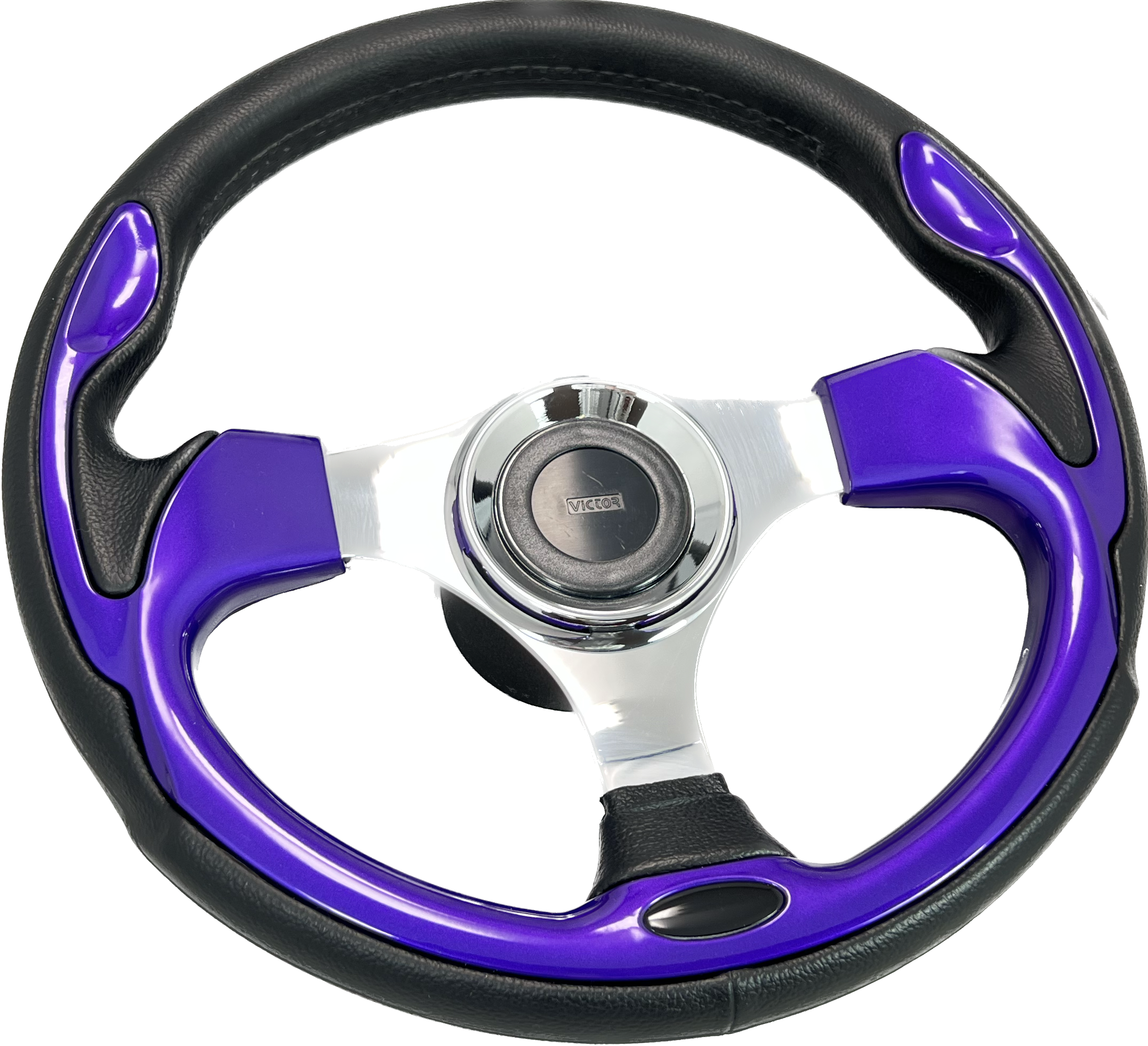 GAFFRIG PART #9665 STEERING WHEEL PURPLE