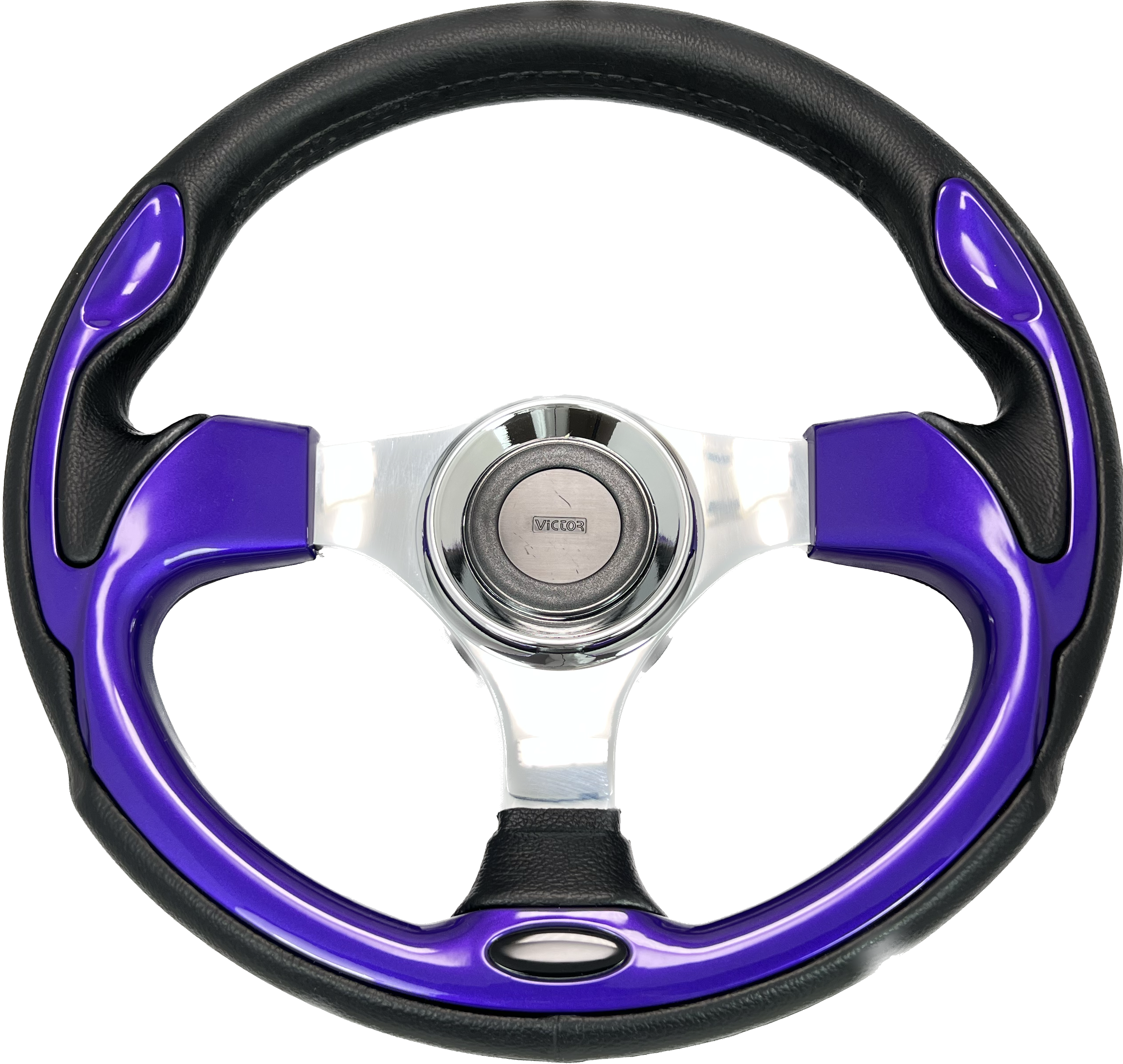 GAFFRIG PART #9665 STEERING WHEEL PURPLE