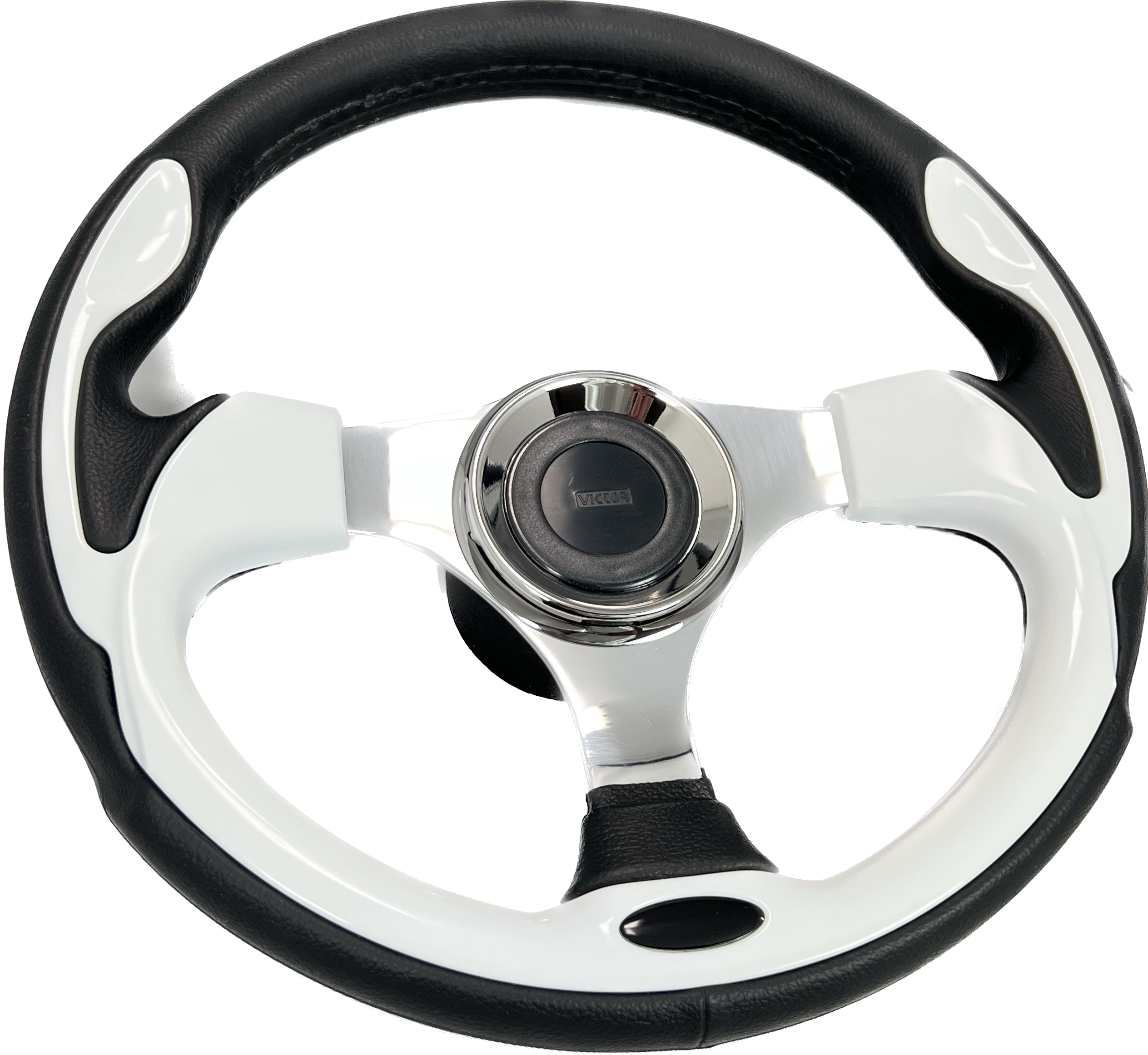 GAFFRIG PART #9665 STEERING WHEEL WHITE