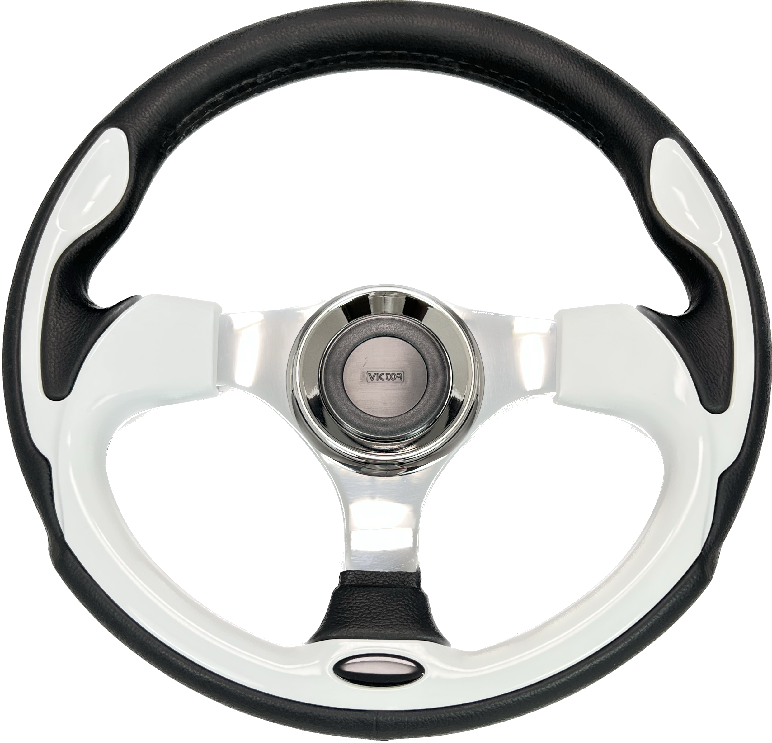 GAFFRIG PART #9665 STEERING WHEEL WHITE
