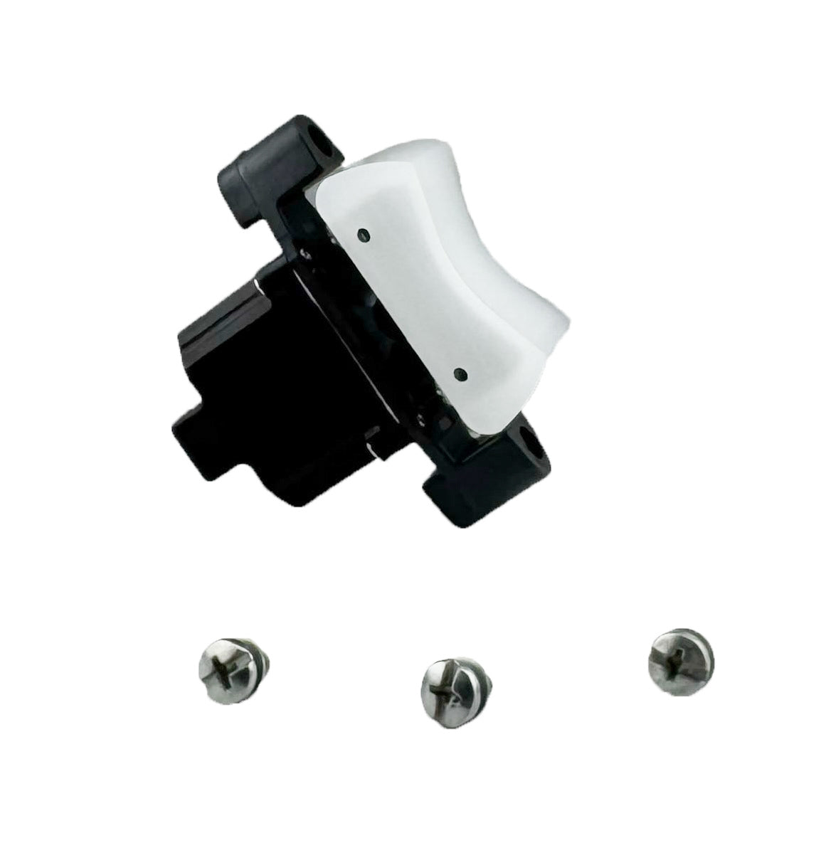 GAFFRIG PART #9804 MILITARY ROCKER SWITCH - SINGLE POLE DOUBLE THROW - TRANSLUCENT WHITE